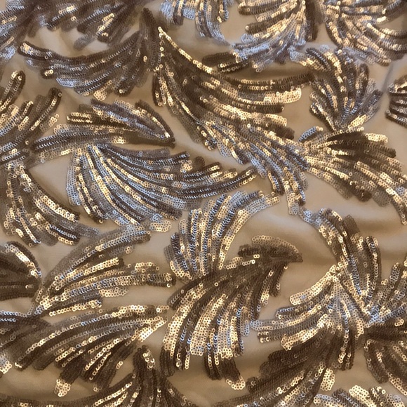 NWT Adrianna Papell Gold Sequin Dress - Picture 3 of 4